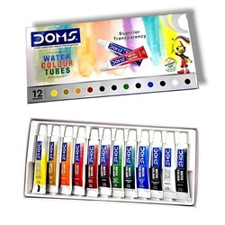 DOMS Water Colour Tube 12 Shades